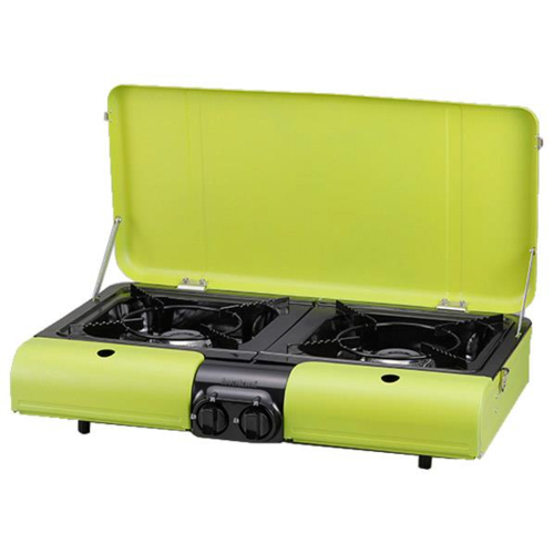 イワタニ(Iwatani) CB-TBG-2(フレッシュグリーン) テーブルトップBBQコンロ フラットツインS 17,556円