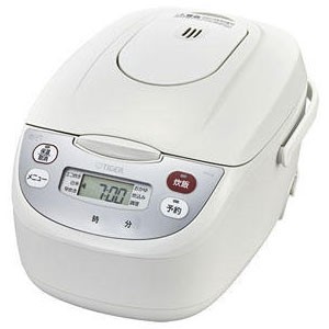 タイガー魔法瓶(TIGER) JBH-G102-W(ホワイト) 炊きたて マイコン炊飯ジャー 5.5合の通販は