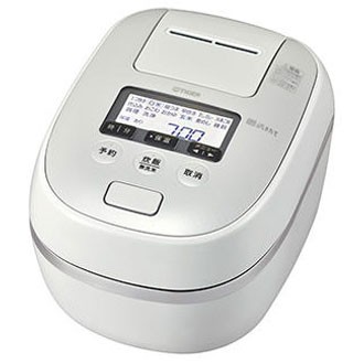 タイガー魔法瓶(TIGER) JPD-G060-WG(オーガニックホワイト) 炊きたて 圧力IHジャー炊飯器 3.5合の通販は