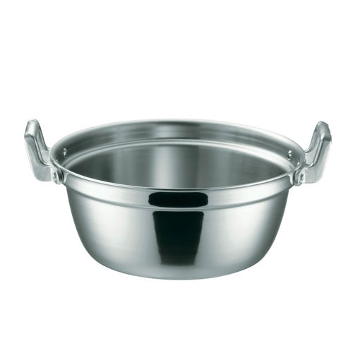 本間製作所 KO 19-0ステンレス IH対応 段付鍋 30cmの通販は両手鍋