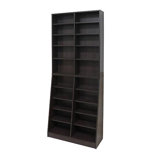 クロシオ 【組立式】 大容量ホームシェルフ W75 ダークブラウン 8,480円