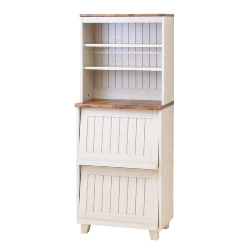 クロシオ 【組立式】カントリー フラップキャビネット食器棚 幅60cm 11,511円