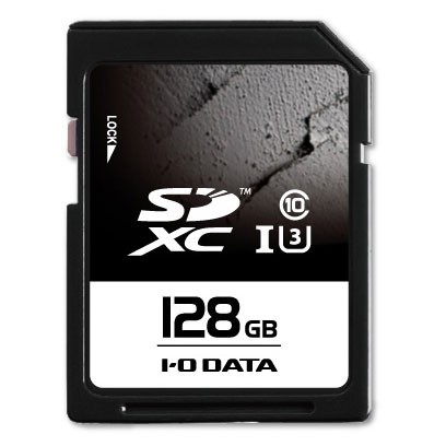 IODATA(アイ・オー・データ) SDU3-128G UHS-I/スピードクラス3対応 SDXCカード 128GB