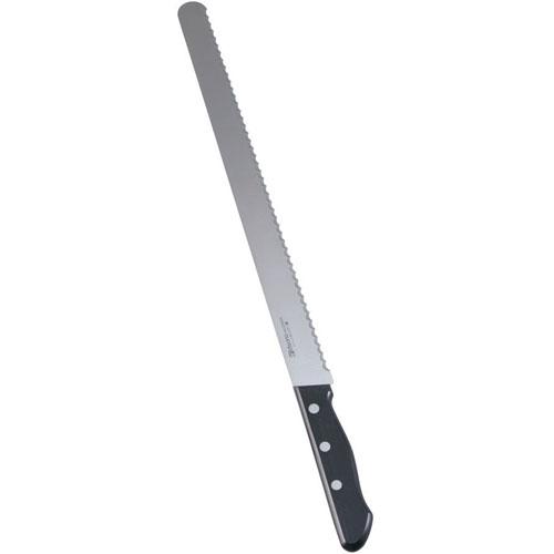 ミソノ刃物 モリブデン鋼 ウェーブナイフ 36cm No697の通販は三徳包丁