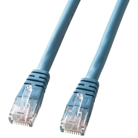 サンワサプライ KB-T5T-40BLN(ブルー) エンハンスドカテゴリ5単線LANケーブル 40mの通販は