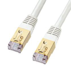 サンワサプライ KB-T7-50WN(ホワイト) カテゴリ7LANケーブル 50mの通販は 22,391円