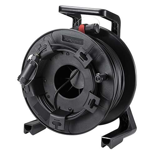 サンワサプライ KM-HD20-UFBD100 ドラム付き光ファイバHDMIケーブル(8K対応・ブラック・100m)の通販は