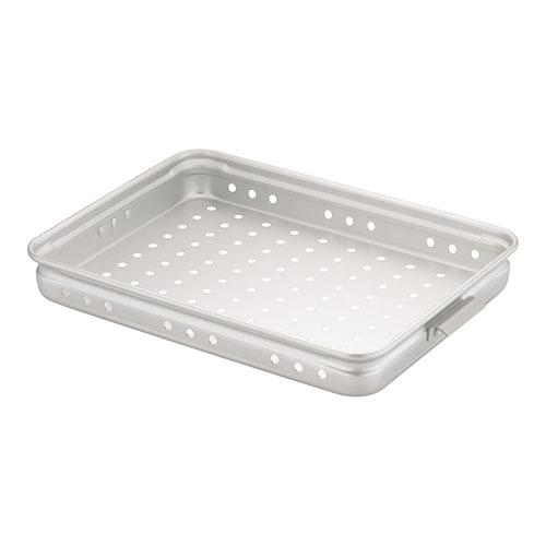 アカオアルミ アルミ穴明手付番重(板取手) 中 60