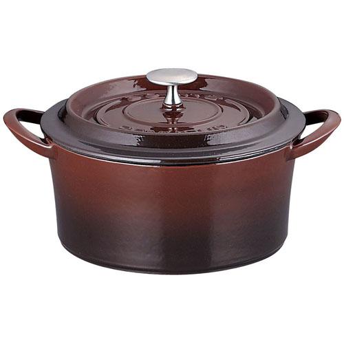 イシガキ産業 ボンボネール ココット IH対応 両手鍋 20cm 3640(ブラウン)の通販は