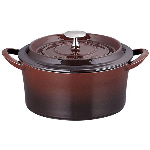 イシガキ産業 ボンボネール ココット IH対応 両手鍋 22cm 3641(ブラウン)の通販は