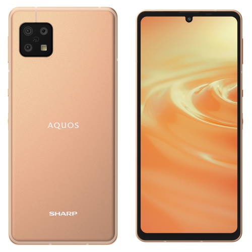 モテ シャープ(SHARP) AQUOS Sense6 SH-M19B(ライトカッパー) 6.1型