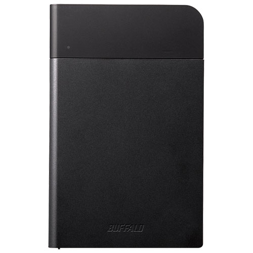 バッファロー(BUFFALO) HD-PZF1.0U3-BKA(ブラック) ポータブルHDD 1TB USB3.1(Gen1) /3.0/2.0接続 耐衝撃 9,984円