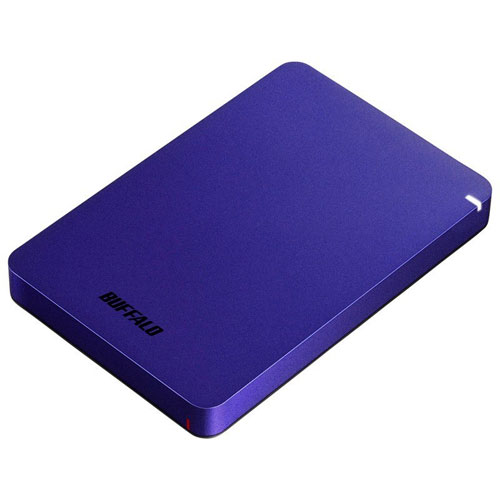 バッファロー(BUFFALO) HD-PGF1.0U3-BLA(ブルー) ポータブルHDD 1TB USB3.1(Gen1) /3.0/2.0接続 耐衝撃 9,663円