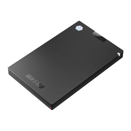 バッファロー(BUFFALO) SSD-PGVB500U3-B 3.2(Gen 1) 対応 抗ウイルス・抗菌対応 SSD 500GB 外