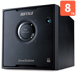 外付けHDD 8TB バッファロー SeeQVault対応 ハードディスク HD-SQS8U3-A