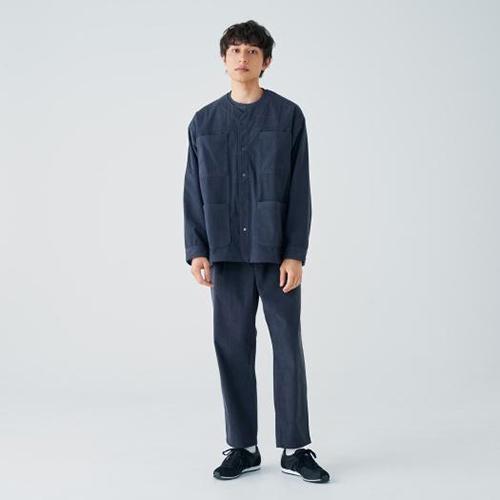 トレーニング フィットネスウェア ミズノ MIZUNO ストレッチコーデュロイノーカラーカバーオールジャケット ユニセックス B2MEA53108S、B2MEA53108M、B2MEA53108L、B2MEA53108XL アウター トレーニング フィットネスウェア ミズノ MIZUNO ストレッチ