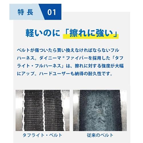 墜落制止用器具(安全帯) ハーネス型 谷沢製作所 タニザワ ST#522KA タフライト・フルハーネス 胴ベルトなし(N)/ランヤードなし【新規格対応】 ST#522KA-N 高所作業 安全ベルト_4