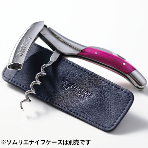 ソムリエナイフ ラギオール・アン・オブラック キャメルボーン フューシャ 05181 ハンドメイド 重厚感 丈夫 頑丈 手になじむ プレゼント ギフト レストラン ホテル ソムリエ_1
