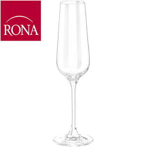シャンパングラス ロナ RONA センテンス 7oz フルート×6脚セット 業務用 6466 フルート型