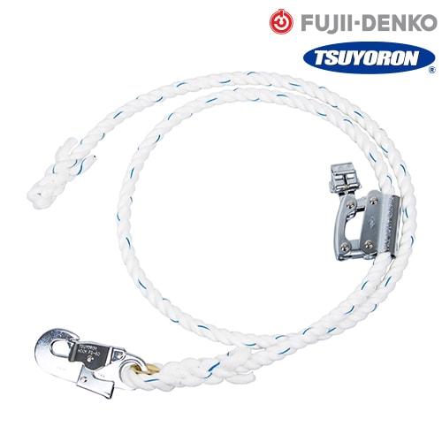 ワークポジショニング用器具 ランヤード 柱上用(U字吊り) 藤井電工 ツヨロン FC 柱上安全帯用ロープ WP-FC-511-JAN-BP 電柱 高所作業 命綱の通販は