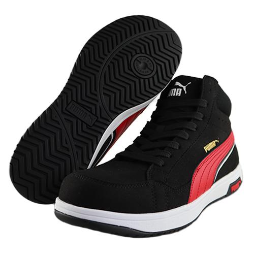 安全靴 ハイカット PUMA プーマ 新作 静電 ヘリテイジ エアツイスト 2.0 MID Heritage AIRTWIST 2.0 MID 紐靴 JSAA 新商品 軽量 メンズ レディース ミッドカット 安全靴 ハイカット PUMA プーマ 新作 静電 ヘリテイジ エアツイスト