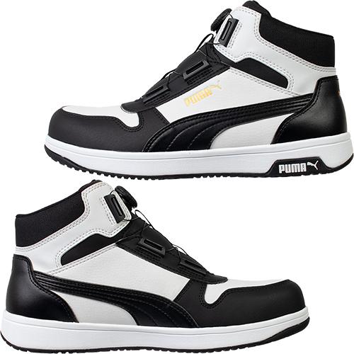 安全靴 ハイカット PUMA プーマ FRONTCOURT DISC MID フロントコート