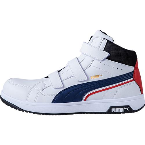 安全靴 ハイカット PUMA プーマ 新作 静電 ヘリテイジ エアツイスト Heritage AIRTWIST 2.0 MID H&L マジックテープ ミッドカット 新商品 軽量 メンズ