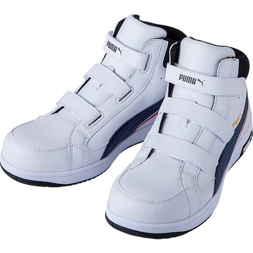 安全靴 ハイカット PUMA プーマ 新作 静電 ヘリテイジ エアツイスト Heritage AIRTWIST 2.0 MID H&L マジックテープ ミッドカット 新商品 軽量 メンズ