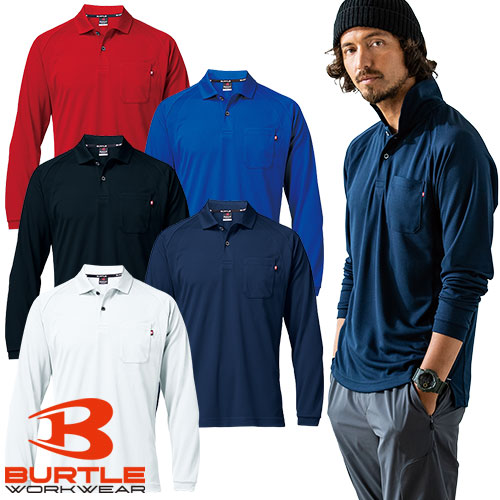 作業服 ポロシャツ 長袖 バートル BURTLE 長袖ポロシャツ 103 作業着