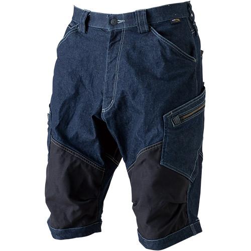 作業服 ストレッチ デニム ハーフパンツ 藤和 TS Design メンズ