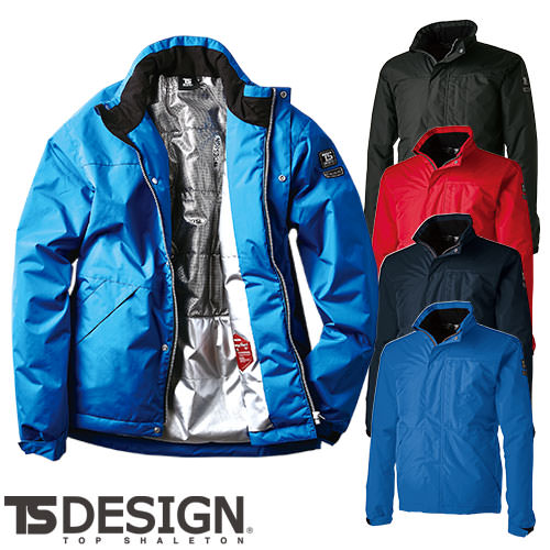 作業着 防寒着 防水 防寒 防寒ジャンパー 防水防寒ジャケット 大きいサイズ メンズ レディース 防寒ジャンパー 作業服 軽量 撥水 防風 保温 透湿 アウトドア ゴルフ 登山 釣りつり 雪 キャンプ スキー スノーボード TS Design メガヒートE