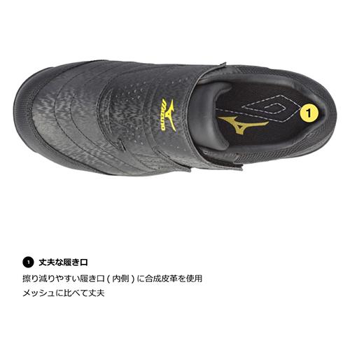 安全靴 ミズノ MIZUNO オールマイティ 静電気帯電防止タイプ ALMIGHTY AS C1GA1811 スニーカー 作業靴 メンズ レディース 男性用 女性用 ストリート カジュアル かっこいい おしゃれ 日本人向け 静電 幅広 軽量 滑りにくい 人