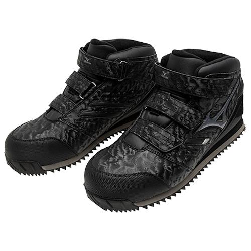 安全靴 ハイカット ミズノ MIZUNO オールマイティ 雪上防水シューズ メンズ ALMIGHTY WT F1GA180414 マジックテープ ミッドカット JSAA規格 2023年 新作 限定 防水 寒冷 寒冷地仕様 耐滑 軽量 雪上 雪上対応 人工皮_12