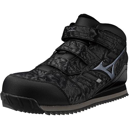 安全靴 ハイカット ミズノ MIZUNO オールマイティ 雪上防水シューズ メンズ ALMIGHTY WT F1GA180414 マジックテープ ミッドカット JSAA規格 2023年 新作 限定 防水 寒冷 寒冷地仕様 耐滑 軽量 雪上 雪上対応 人工皮_16