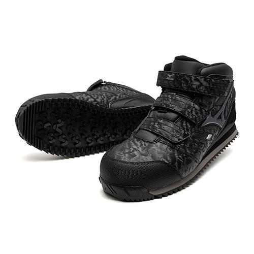 安全靴 ハイカット ミズノ MIZUNO オールマイティ 雪上防水シューズ メンズ ALMIGHTY WT F1GA180414 マジックテープ ミッドカット JSAA規格 2023年 新作 限定 防水 寒冷 寒冷地仕様 耐滑 軽量 雪上 雪上対応 人工皮_18