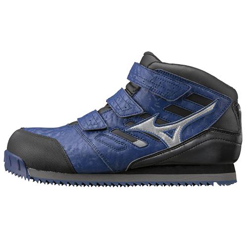 安全靴 ハイカット ミズノ MIZUNO オールマイティ 雪上防水シューズ メンズ ALMIGHTY WT F1GA180414 マジックテープ ミッドカット JSAA規格 2023年 新作 限定 防水 寒冷 寒冷地仕様 耐滑 軽量 雪上 雪上対応 人工皮_8