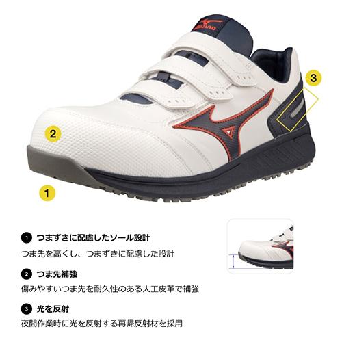 安全靴 ミズノ 新作 MIZUNO オールマイティ ALMIGHTY SU22L 新商品