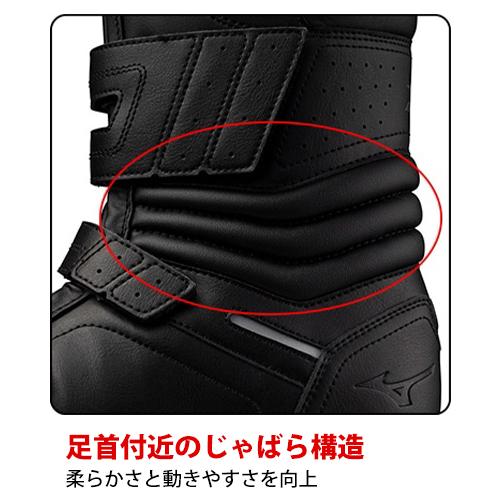 安全靴 ブーツ ミズノ MIZUNO オールマイティBA 29H ALMIGHTY BA 29H F1GA251709、F1GA251701 マジックテープ JSAA規格 プロテクティブスニーカー_7