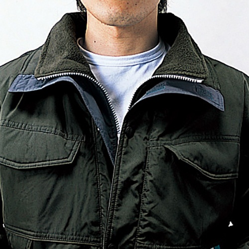 防寒ジャンパー 自重堂 ブルゾン（フード付） 48170 作業着 防寒 作業服_4