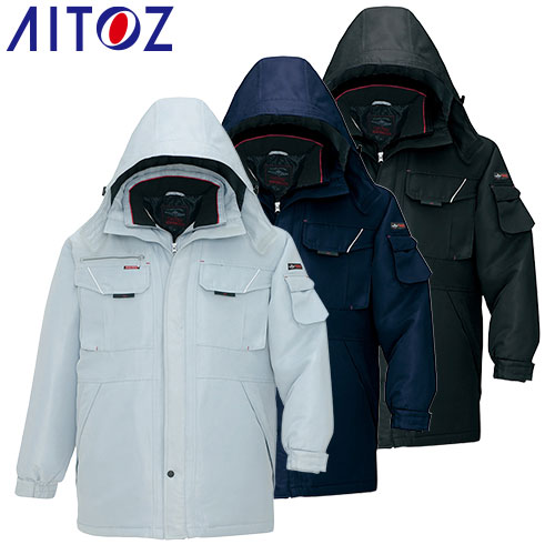 防寒コート AITOZ 防寒作業服 作業着 防寒ウエア ドカジャン メンズ レディース 上着 ブルゾン ジャケット ジャンパー 防寒着 防寒服 防寒作業服 防寒グッズ 防寒アイテム 冬用 アウトドア レジャー キャンプ アイトス AZ-8460