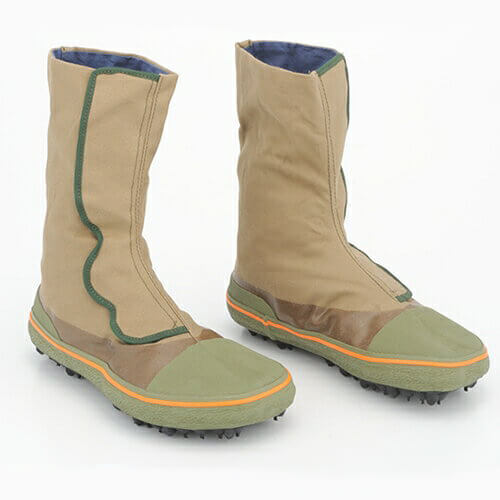 地下足袋 大同石油 ニューワンタッチ先丸 NS スパイク付き #6 マジックテープ 先芯なし