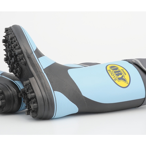 長靴 大同石油 オビーブーツ NS 30.0cm スパイク付き #71B レインブーツ