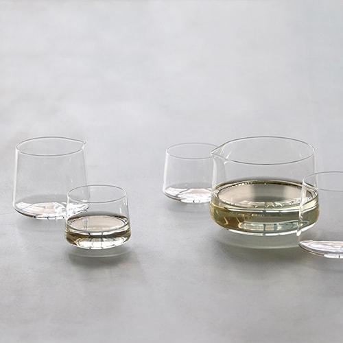 日本酒・焼酎・梅酒グラス 木村硝子店×コラボ トーラ・ウルップ TU606 カタクチ(烏口付)×6脚セット 業務用 16148_1