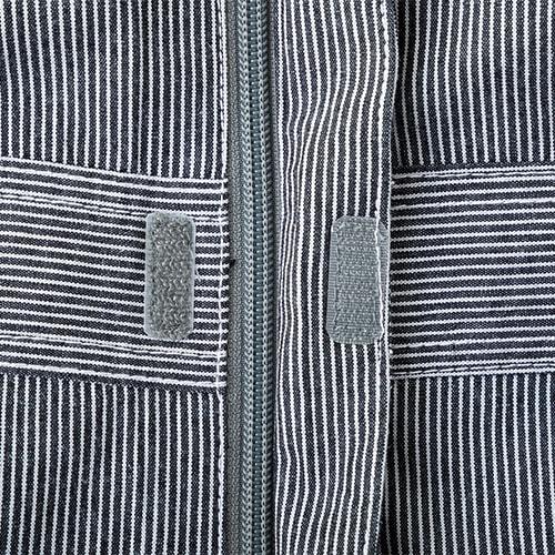 作業服 つなぎ エスケープロダクト 綿麻ストライプ長袖ツナギ GE-587