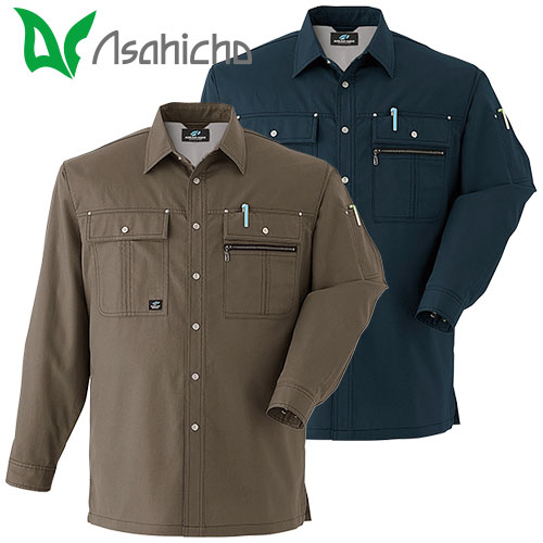 作業服 長袖シャツ Asahicho 旭蝶繊維 長袖シャツ 7204 作業着 春夏の通販は - まもる君 au PAY マーケット店 通販サイト