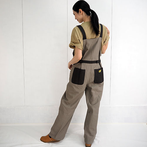 CAT バイカラーサロペット 713 グレー チャコールグレー M 10着 クレヒフク 春夏秋冬 オーバーオール 作業着 ユニフォーム 送料無料 CAT バイカラーサロペット 713 チャコールグレー グレー M 3着