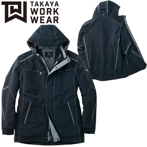 防寒コート タカヤ商事 TAKAYA ストレッチウォームコート TW-W284 作業着 防寒 作業服 ドカジャン メンズ レディース 上着 ブルゾン ジャケット ジャンパー 防寒着 防寒服 防寒作業服 防寒グッズ 防寒アイテム 冬用 アウトドア レジャー