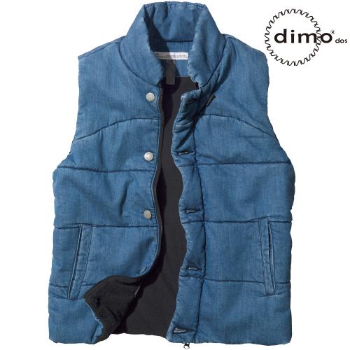 作業服 防寒ベストdimo ディモ デニムフェイクダウンベスト D615 BB 作業着 防寒 作業服作業着 作業服 おすすめ おしゃれ チョッキ 防寒作業着 作業 暖かい 作業ベスト 作業用ベスト 冬 アウトドア キャンプ 釣り つり 通学 通勤 屋外作業