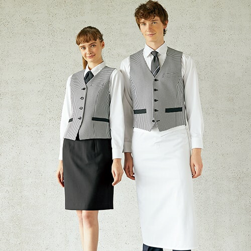 ベスト 制服 ユニフォーム 住商モンブラン ベスト BG6602-0 飲食店 レストラン カフェ バー メンズ バーテンダー ホテル おしゃれ かっこいい_5