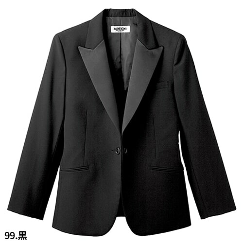 タキシード 制服 ユニフォーム ボンユニ BONUNI ボストン 拝絹タキシード 11205-99 飲食店 フォーマル ビジネス レディース ホテル レストラン ブライダル 結婚式 おしゃれ かっこいい_3